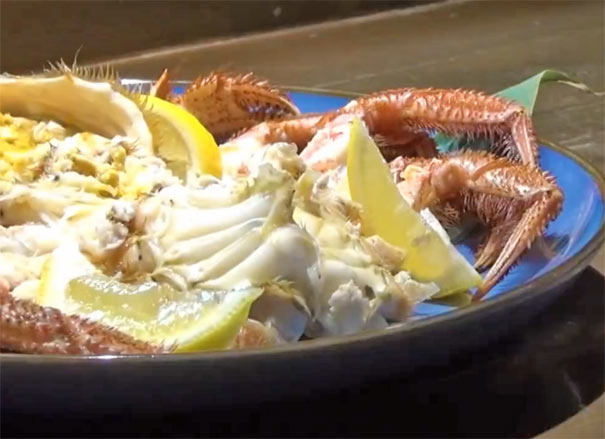 日本海鲜料理有哪些：北海道日式毛蟹